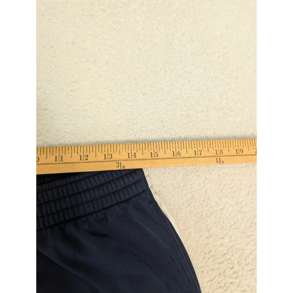 Vintage Y2K Nike Gray Tag Basketball Sweatpants Navy Blue Medium Waist Zip Ankle